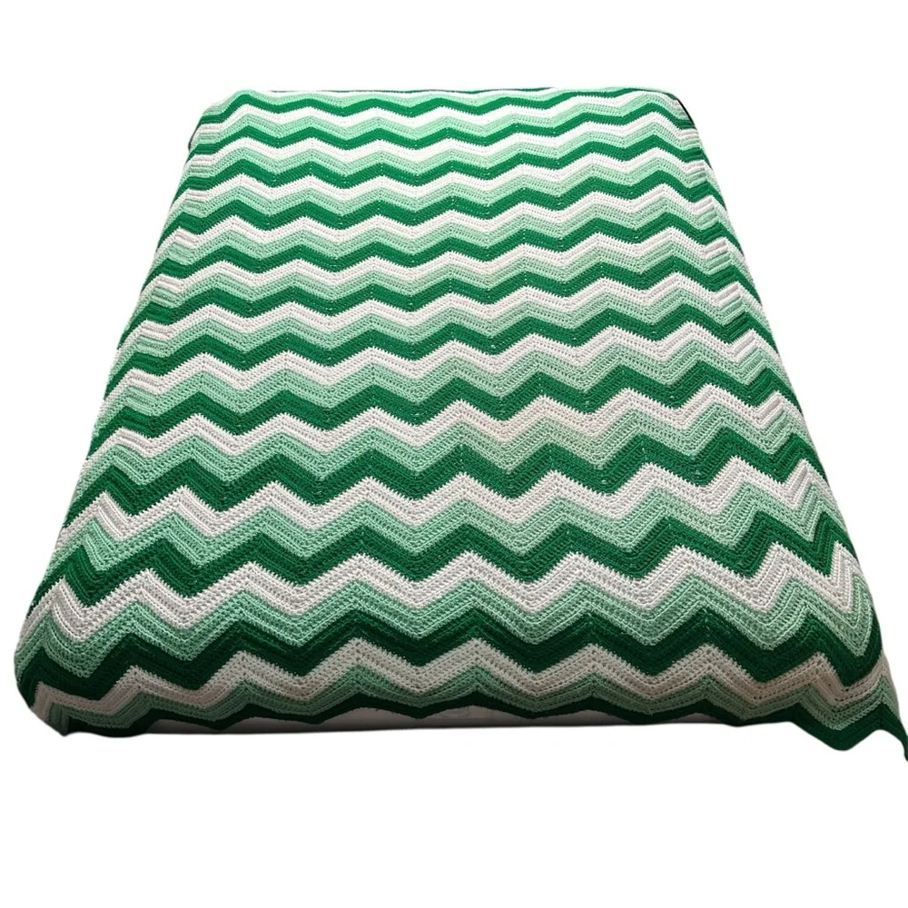 Handmade crochet afghan